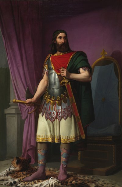 إيجيكا ، ملك القوط الغربيين ، 1853 بواسطة Carlos María Esquivel y Rivas