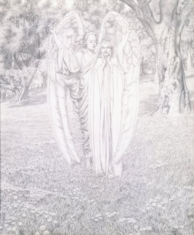 اثنان من الملائكة ، 1904 بواسطة كارلوس شواب