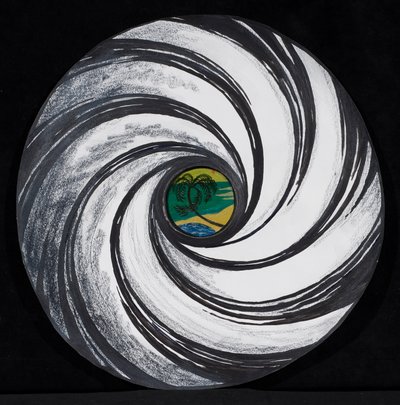 Lense Swirl with Palm Tree ، 2005 بواسطة كارولين هوبارد فورد
