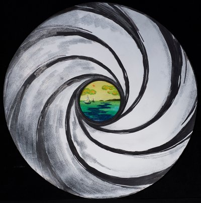 Lense Swirl with Sea and Clouds ، 2005 بواسطة كارولين هوبارد فورد