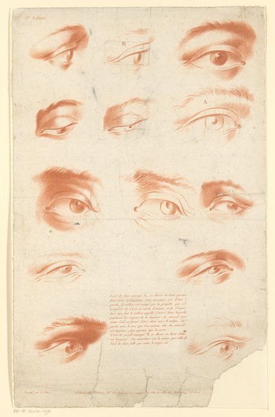 ثلاث عشرة دراسة للعيون 1er Cahier (عنوان السلسلة على الكائن) بواسطة كاري