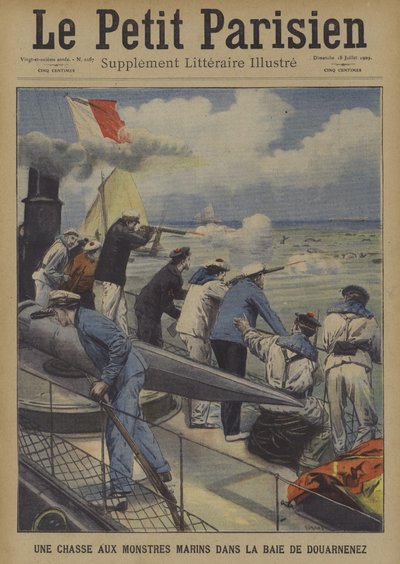 وحوش الصيد في خليج Douarnenez ، بريتاني بواسطة كاري