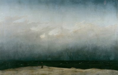 الراهب على البحر. 1808-1810 بواسطة كاسبار ديفيد فريدريش