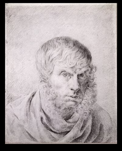 صورة شخصية ، c.1810 (طباشير أسود على ورق) بواسطة كاسبار ديفيد فريدريش