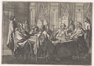 المفاوضات خلال صلح مونستر 1648 بواسطة كاسبار لويكن (منسوب إلى)