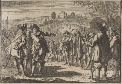 ثورة الفلاحين الإنجليز 1645 بواسطة كاسبار لويكن (منسوب إلى)