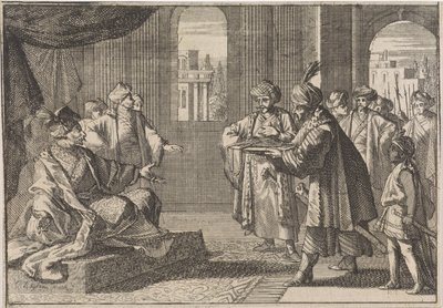 Guei-tschun ، رئيس الوزراء في عهد الإمبراطور Chongzhen ، أحضر حبلًا من الحرير ليشنق نفسه ، 1643 بواسطة كاسبار لويكن
