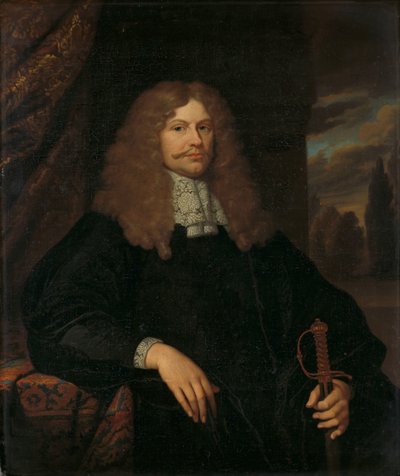 صورة لكورنيليس باكر (1633-1681) ، عضو مجلس ، عضو مجلس محلي ، وعقيد من ميليشيا أمستردام بواسطة كاسبار نيتشر