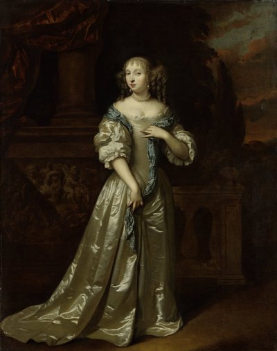 صورة لفيليبينا ستونتون ، زوجة رويلوف فان أركيل (1632-1709) ، لورد برويكهويزين بواسطة كاسبار نيتشر