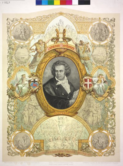 لودفيج فان بيتهوفن بواسطة كاسبر جوهان نيبوموك شورين