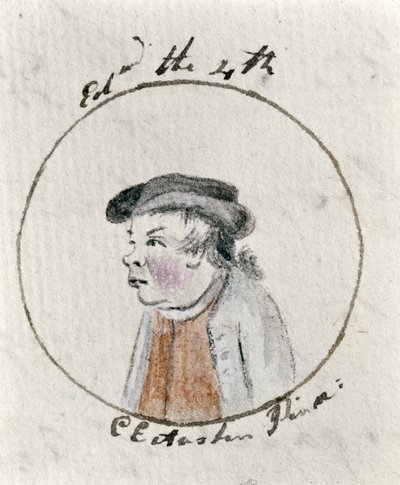 إدوارد الرابع ، ج .1790 (قلم وحبر ومرحاض على ورق) بواسطة كاساندرا أوستن