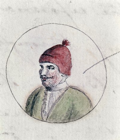 هنري الثامن ، ج .1790 (قلم وحبر ومرحاض على ورق) بواسطة كاساندرا أوستن