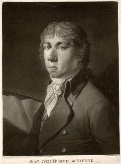 يوهان نيبوموك هاميل (1778-1837) منقوش بواسطة Wrenck بواسطة كاثارينا ايشيريش