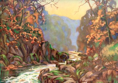 "On the Dargle، County Wicklow"، Ireland، 1924-1926. بواسطة كاثرين شامني