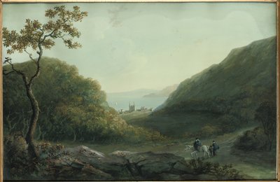 قلعة بنرين ، بالقرب من بانجور ، جوينيد ، شمال ويلز ، قبل عام 1820 بواسطة كاثرين ماريا بيري