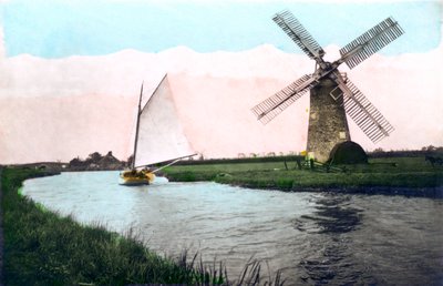 طاحونة على نورفولك برودز ، نورفولك ، 1926. بواسطة Cavenders Ltd
