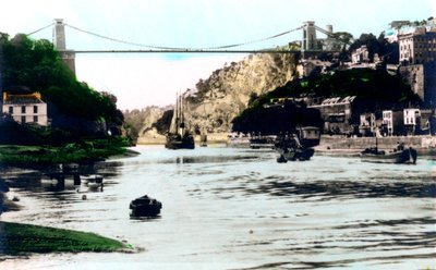جسر كليفتون المعلق ، بريستول ، 1926. بواسطة Cavenders Ltd
