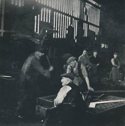 مشهد بناء السفن ، 1941 بواسطة سيسيل بيتون