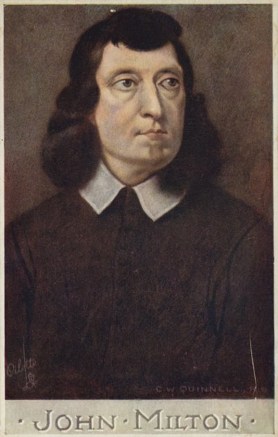 جون ميلتون (1608-1674) ، شاعر إنجليزي بواسطة سيسيل واتسون كوينيل