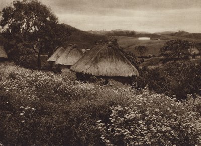 المكسيك: Cihuapam ، أكواخ العمال (b / w photo) بواسطة سيسيل سيلير ساكس