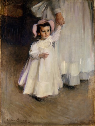 إرنستا (طفل مع ممرضة) ، 1894 بواسطة سيسيليا بو