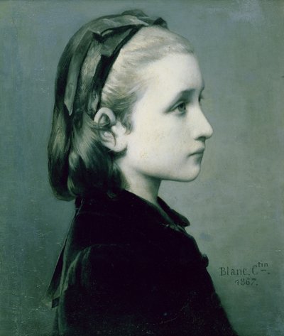 رأس فتاة 1867 بواسطة Celestin Blanc