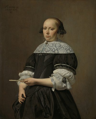 صورة إليزابيث فان كيسيل ، 1671 بواسطة سيزار بويتيوس فان إيفردينجن
