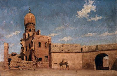 Impressions of Cairo (oil on panel) بواسطة سيزار بيسو