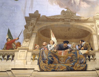 Ettore ، Andrea Doria ، F. Ferrucci ، M. Colonna and Doge Morosini (تفاصيل 3433390) بواسطة سيزار مارياني