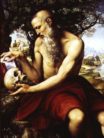 القديس جيروم ، حوالي 1507-12 (زيت على لوح) بواسطة سيزار دا سيستو