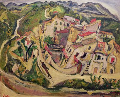 منازل في كاجنيس ، 1923 بواسطة حاييم سوتين