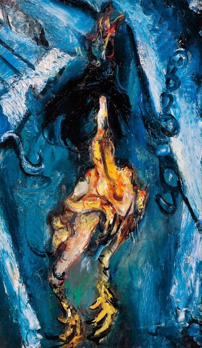 Plucked chicken, ca 1925, by Chaim Soutine (1894-1943), oil on canvas. France, 20th century. بواسطة حاييم سوتين