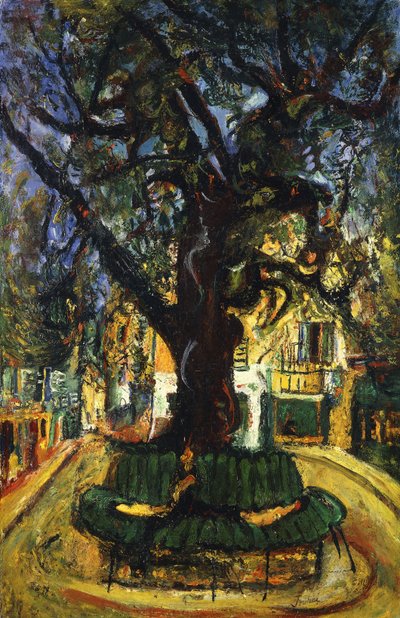 الشجرة في فونس ؛ شجرة فنس ، 1929 بواسطة Chaim Soutine