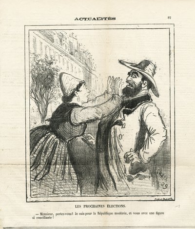 Illustration of Cham (1819-1879) in Le Charivari بواسطة أميدي دي نوي (شام)