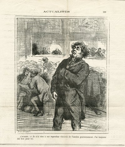 رسم توضيحي لشام (1819-1879) في لو شاريفاري بواسطة أميدي دي نوي (شام)