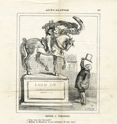 رسم توضيحي لشام (1819-1879) في لو شاريفاري بواسطة أميدي دي نوي (شام)
