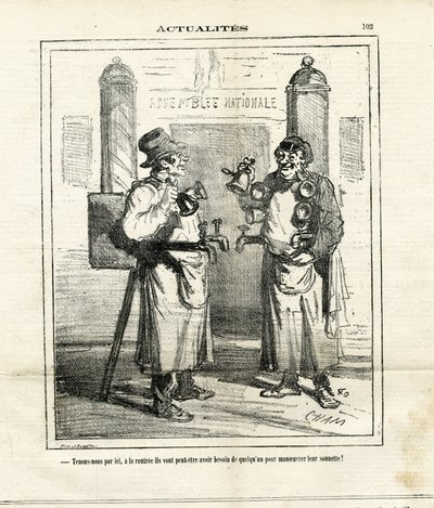 Illustration of Cham (1819-1879) in Le Charivari بواسطة أميدي دي نوي (شام)