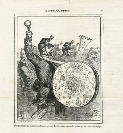 Illustration of Cham (1819-1879) in Le Charivari بواسطة أميدي دي نوي (شام)