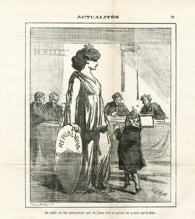 Illustration of Cham (1819-1879) in Le Charivari بواسطة أميدي دي نوي (شام)