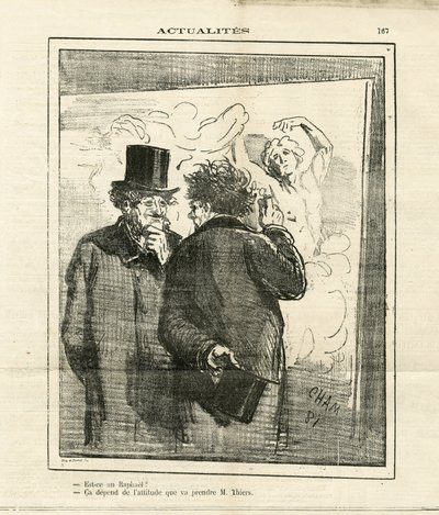 Illustration of Cham (1819-1879) in Le Charivari بواسطة أميدي دي نوي (شام)