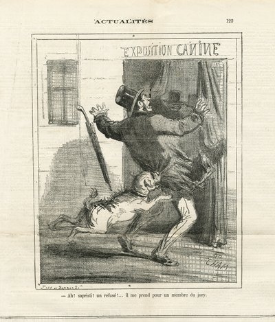 رسم توضيحي لشام (1819-1879) في The Charivari بواسطة أميدي دي نوي (شام)