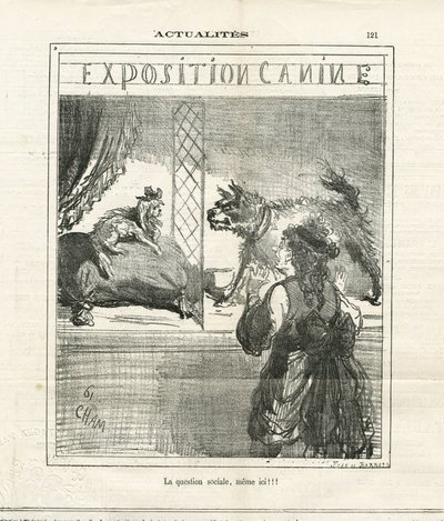 Illustration of Cham (1819-1879) in The Charivari بواسطة أميدي دي نوي (شام)