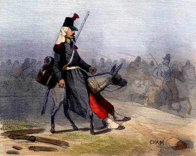 هؤلاء العرب: من الصعب أنهم لا يريدون تركنا وحدنا في المنزل - في "A la guerre comme à la guerre" للمخرج Cham ، deb. القرن ال 19 بواسطة أميدي دي نوي (شام)