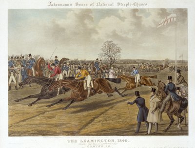 The Leamington ، 20 أكتوبر 1840: الدخول (litho الملون) بواسطة تشارلز هانت