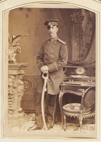 جورج الأول ملك اليونان ، ملك اليونان - صورة جورج الأول (1845-1913) ، ملك اليونان ، رسمها بيرجاماسكو ، تشارلز (تشارلز) (1830-1896). صور الألبومين بواسطة تشارلز برجاماسكو