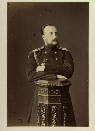 نيكولاس نيكولايفيتش دي روسي - صورة لدوق روسيا الأكبر نيكولاس نيكولايفيتش (1831-1891) ، بقلم بيرجاماسكو ، تشارلز (كارل) (1830-1896). صور الألبومين بواسطة تشارلز برجاماسكو
