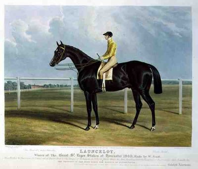 "Launcelot" ، الفائز بسباق Great St. Leger Stakes في Doncaster بواسطة تشارلز (بعد) هانكوك