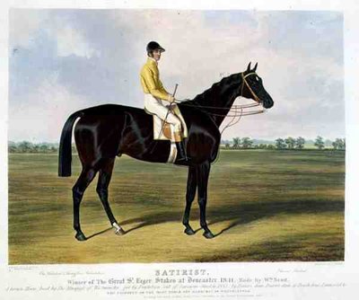 'Satirist' ، الفائز بسباق Great St.Leger Stakes في Doncaster بواسطة تشارلز (بعد) هانكوك