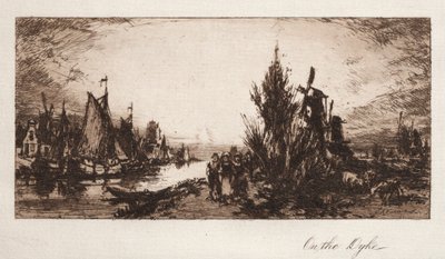 اون ذا دايك ، 1885. بواسطة تشارلز أ. فاندرهوف