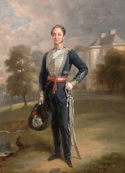صورة الملازم جورج رامزي من ليكسمونت ، 1838 بواسطة Charles Achille DHardiviller